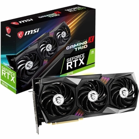 MSI GeForce RTX 3070 GAMING X TRIO Graphics Card - 8GB GDDR6, 1830 MHz, PCIe 4.0, HDMI 2.1, 3x DisplayPort 1.4a computing devices, pc accessories, cheap computer online