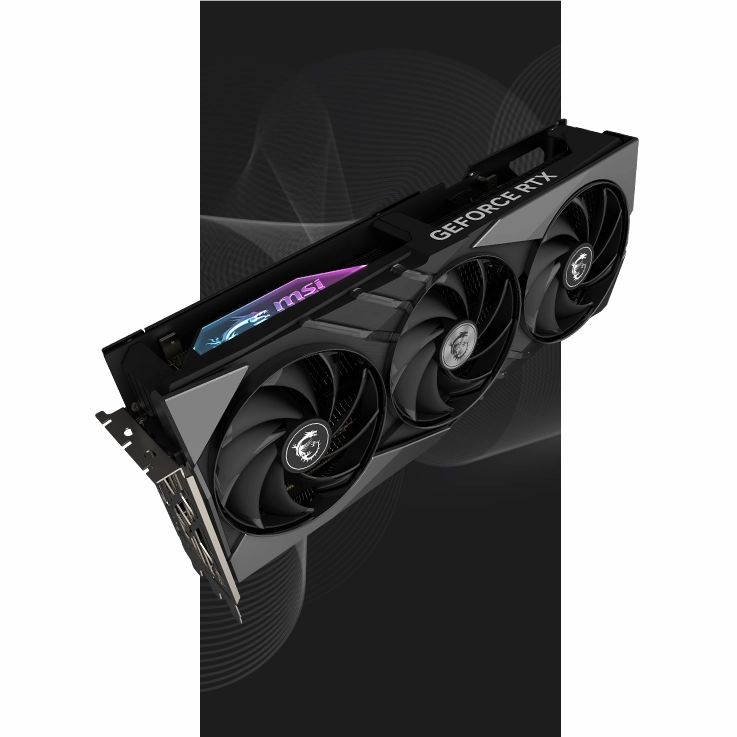 MSI GeForce RTX 4080 Super 16G Gaming X Slim Graphics Card - Black