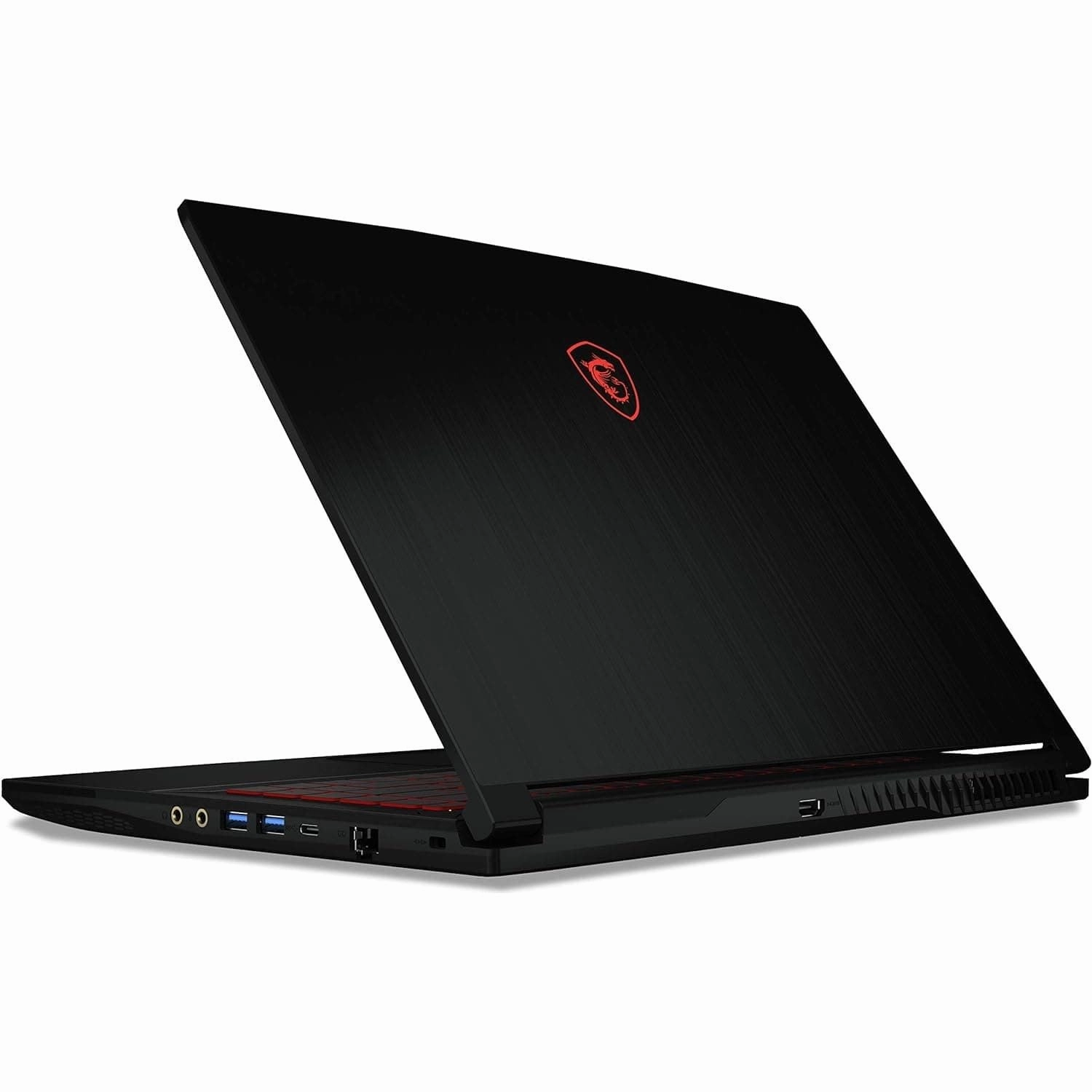 MSI GF63 Thin Gaming Laptop 11UC, Intel i5-11400H, 15.6" Full HD 144Hz Panel, Nvidia GeForce RTX3050, 8GB, 512GB PCIe SSD, Windows 11 - Black