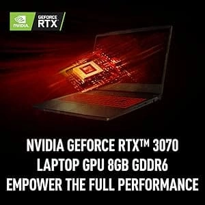 MSI Katana GF66 Gaming Laptop (11UE-1000UK), Intel Core i7-11800H, 15.6" FHD 144Hz Panel, GeForce RTX 3060, 16GB, 512GB SSD, Windows 11 - Black