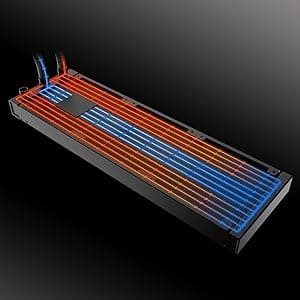 MSI MAG CoreLiquid 360R V2 AIO Liquid CPU Cooler - ARGB Rotatable Blockhead, Split-Flow Cooling, Evaporation-Proof Tubing, Easy Install, AMD/Intel Compatible