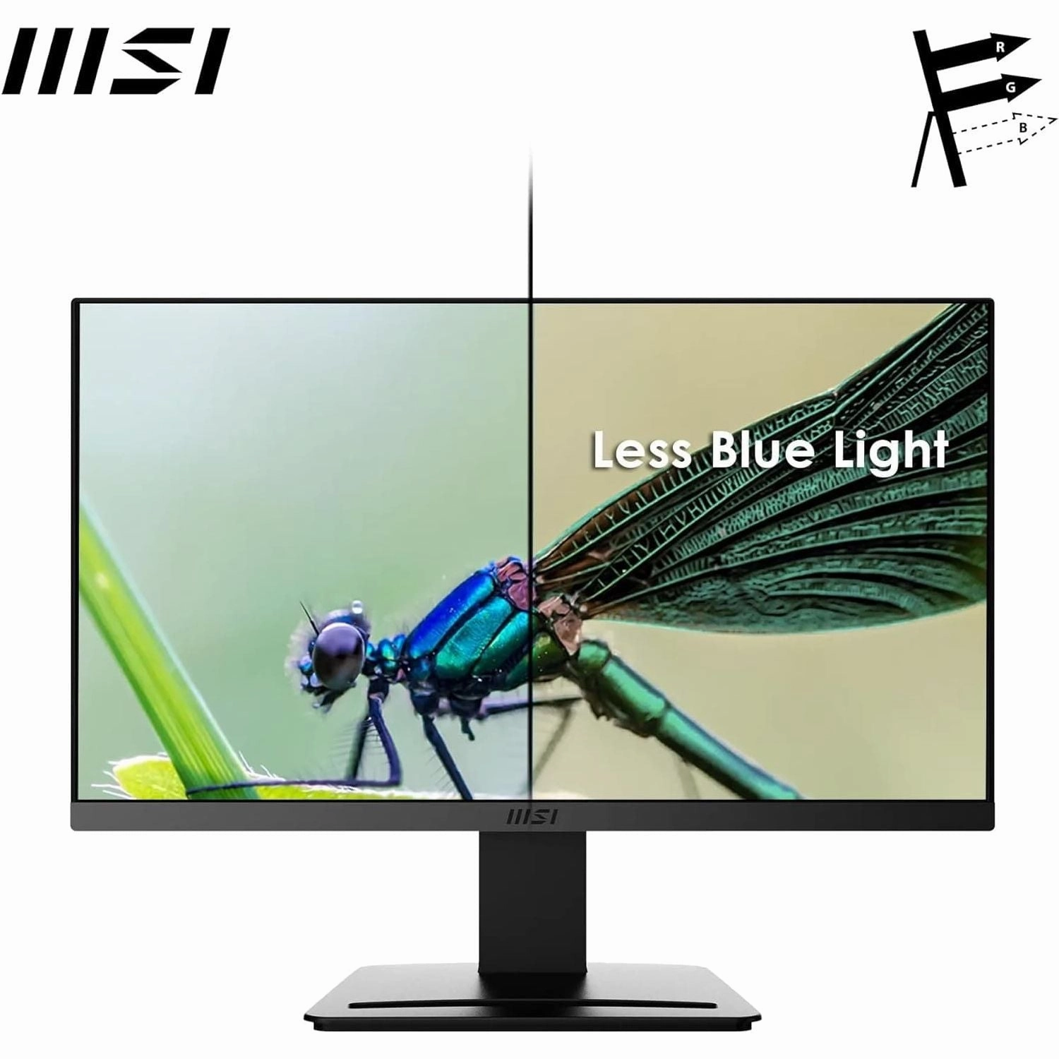 MSI PRO MP223 22.3" FHD 100Hz Monitor, VA, 4ms, FreeSync, HDMI/VGA, Anti-Glare, TV Certified