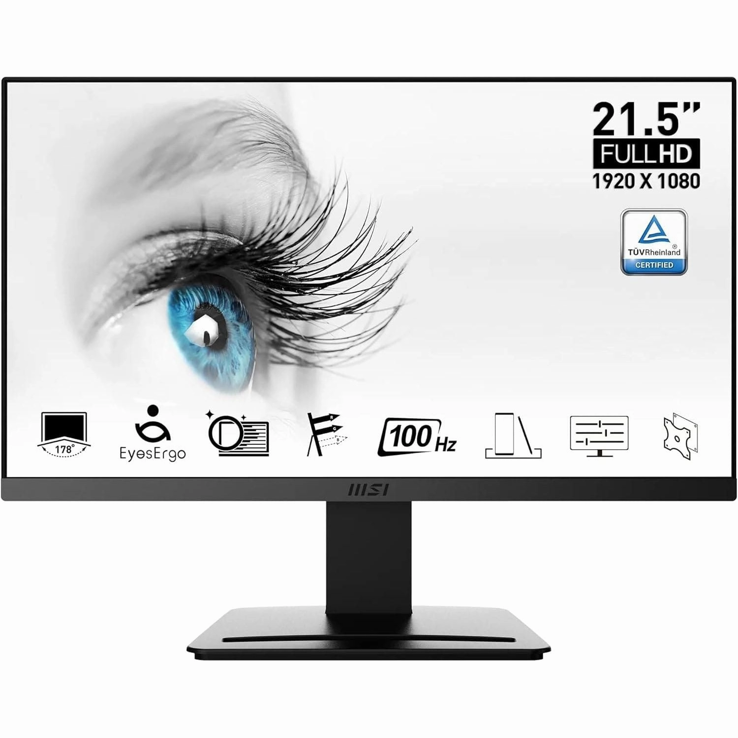 MSI PRO MP223 22.3" FHD 100Hz Monitor, VA, 4ms, FreeSync, HDMI/VGA, Anti-Glare, TV Certified computing devices, pc accessories, cheap computer online