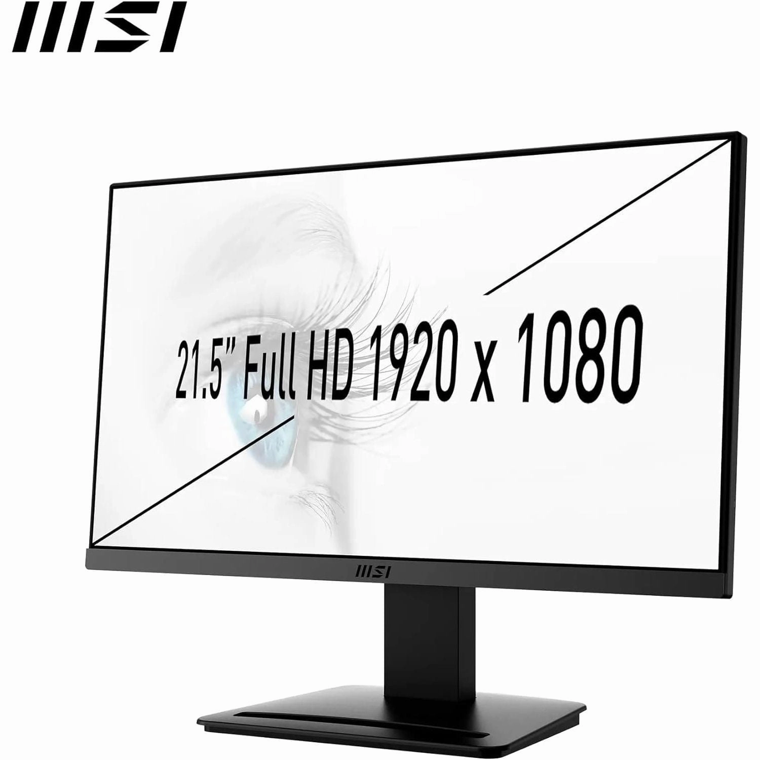 MSI PRO MP223 22.3" FHD 100Hz Monitor, VA, 4ms, FreeSync, HDMI/VGA, Anti-Glare, TV Certified