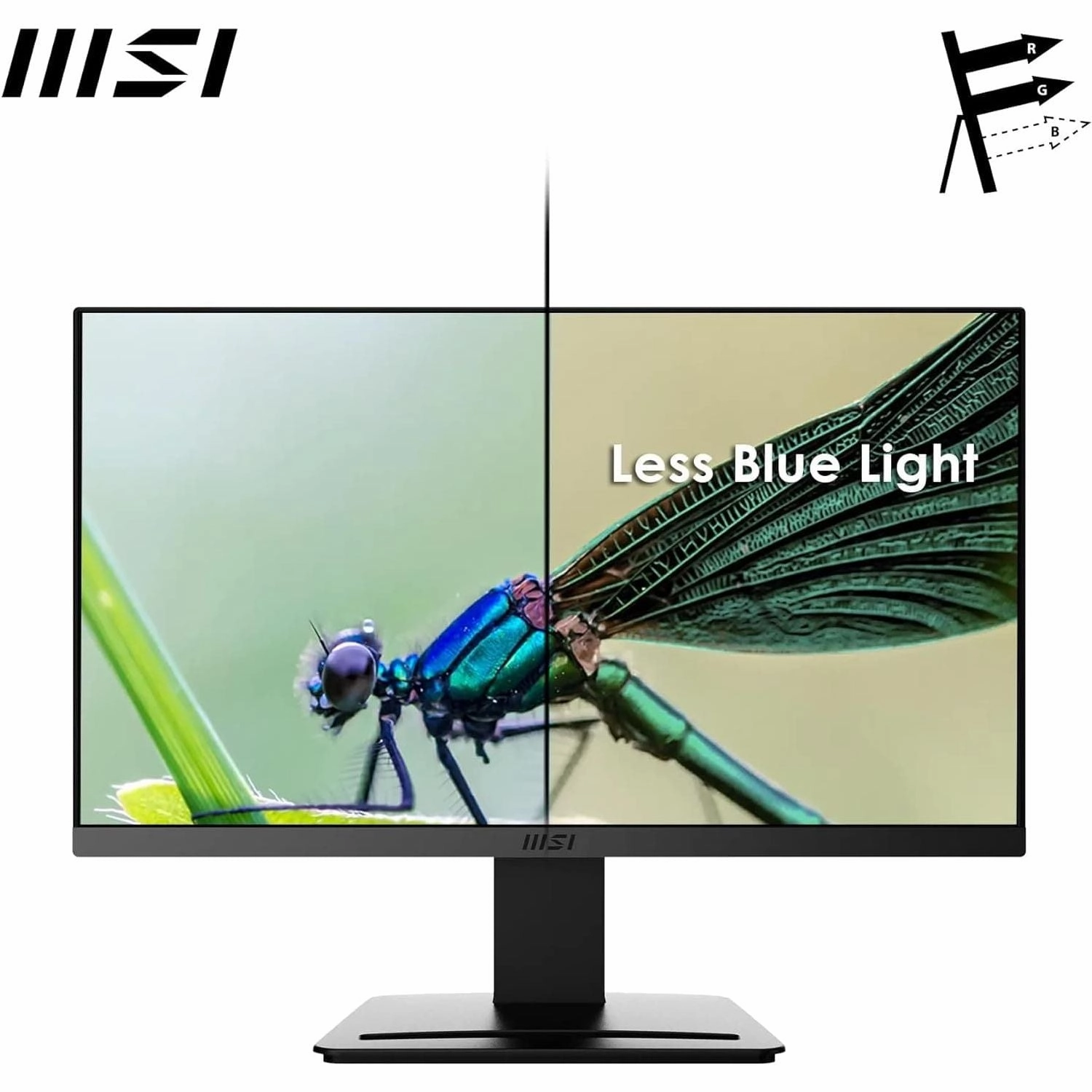 MSI PRO MP223 22.3" FHD 100Hz Monitor, VA, 4ms, FreeSync, HDMI/VGA, Anti-Glare, TV Certified