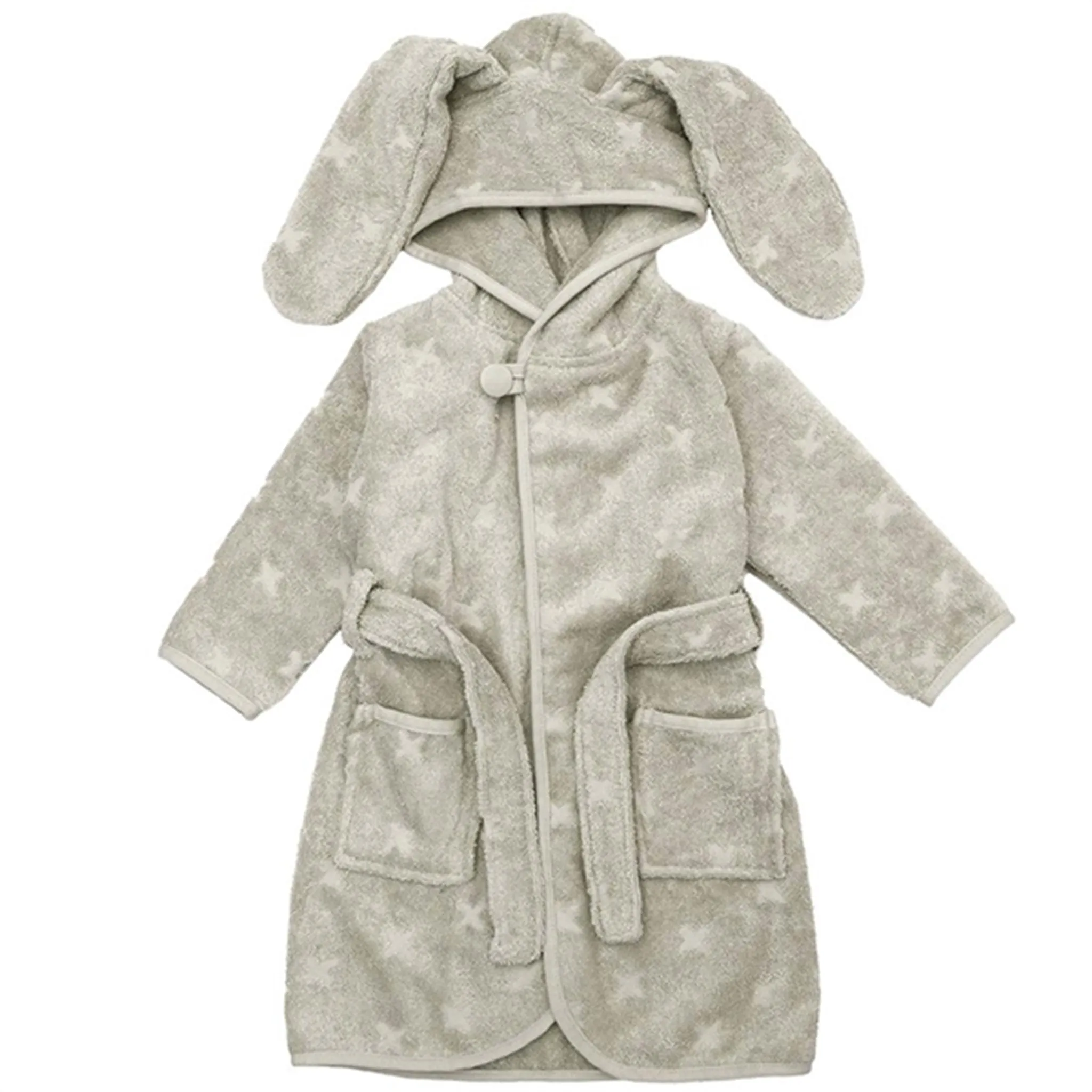 Msli Bathrobe Bunny Desert Green