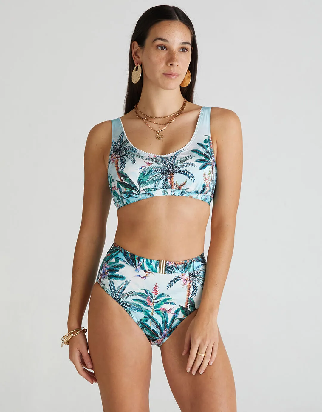 Muse Lucy D/DD Cup Bikini Top - Multi