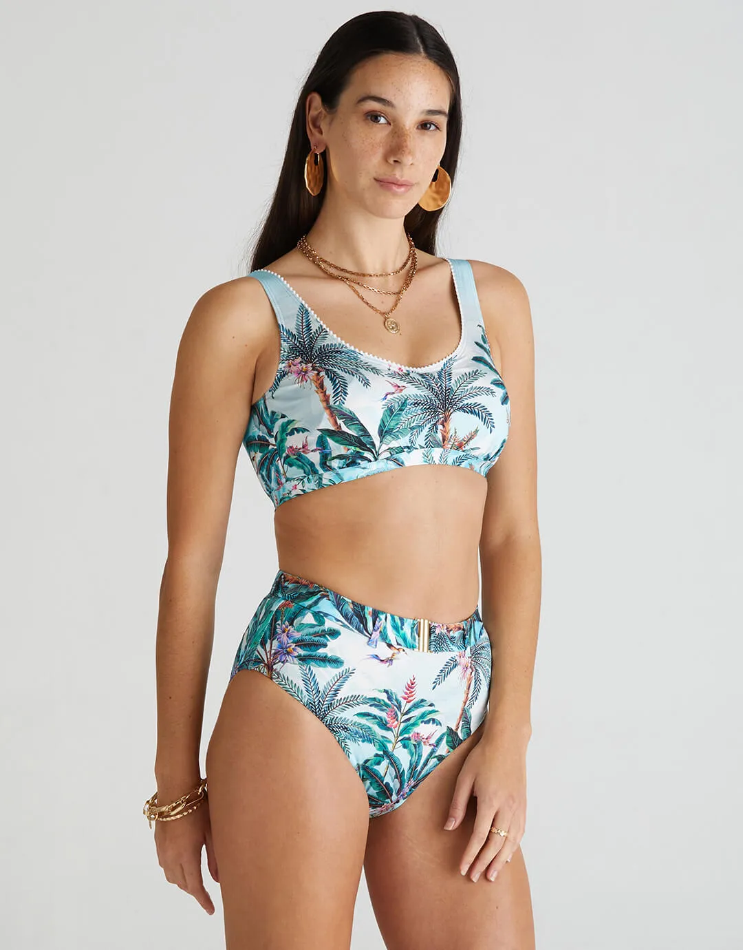 Muse Lucy D/DD Cup Bikini Top - Multi