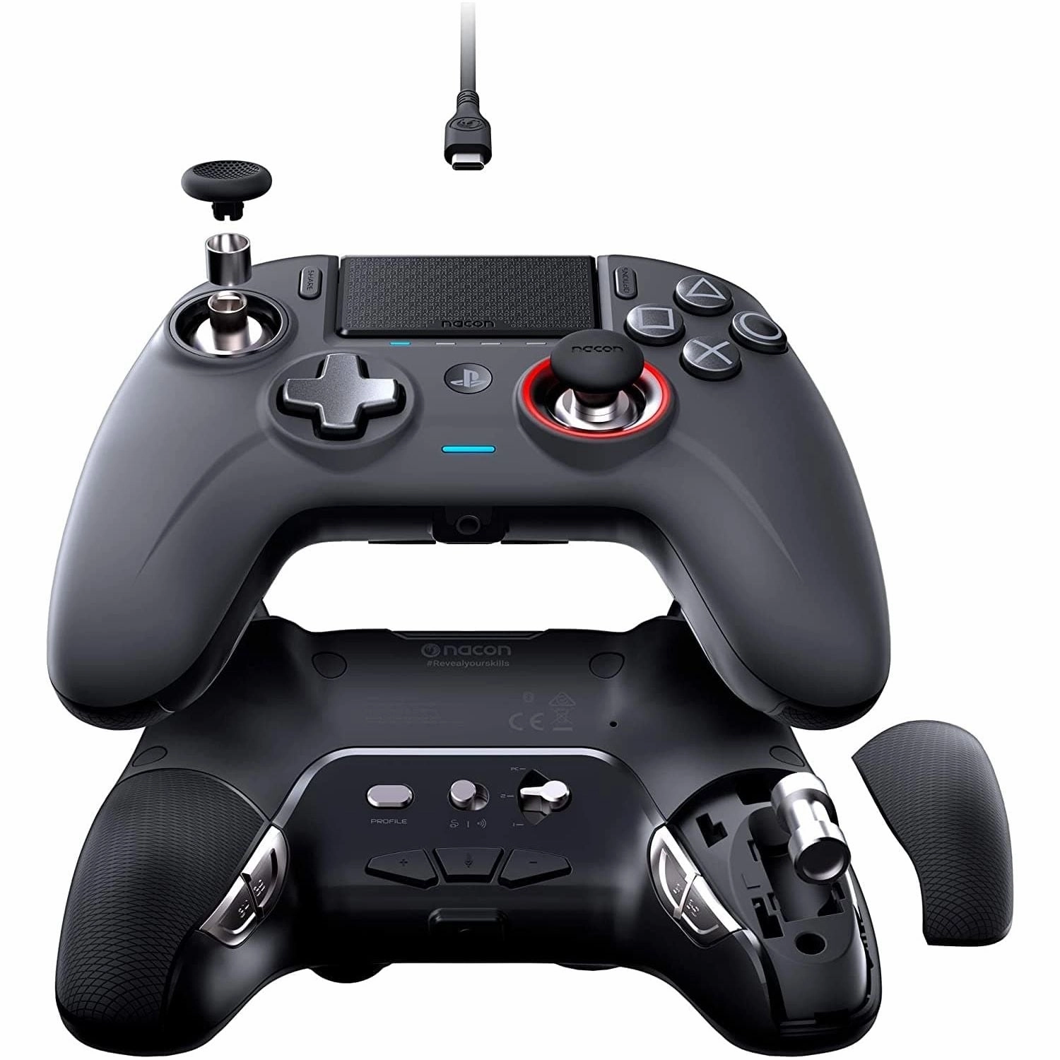 NACON Revolution Unlimited Pro Gamepad for PlayStation 4 - Black
