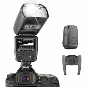 Neewer Flash Speedlite with 2.4G Wireless System & 15 Channels Transmitter Compatible with DSLR Canon, Nikon, Sony, Panasonic, Olympus, Fujifilm, Pentax and other DSLR Camera camera and photography, photography gear, professional camera kits