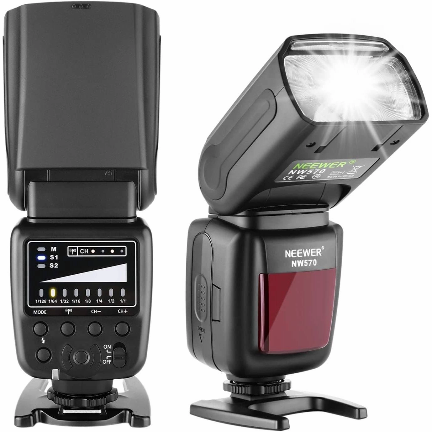 Neewer? Flash Speedlite with 2.4G Wireless System & 15 Channels Transmitter Compatible with DSLR Canon, Nikon, Sony, Panasonic, Olympus, Fujifilm, Pentax and other DSLR Camera