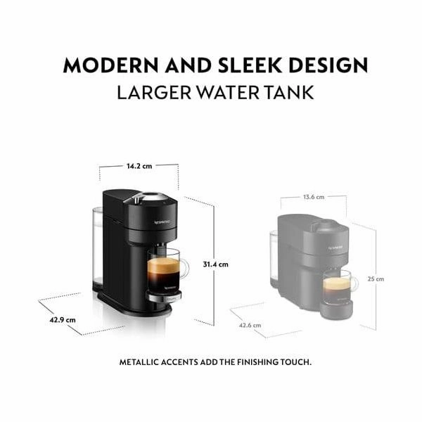 NESPRESSO by Krups Vertuo Next XN910840 Pod Coffee Machine - Black