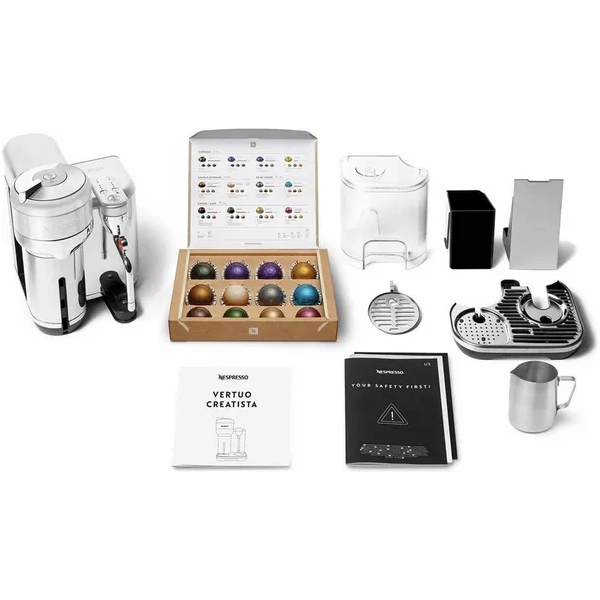 NESPRESSO by Sage Vertuo Creatista SVE850BSS4GUK1 Smart Coffee Machine - Brushed Stainless Steel