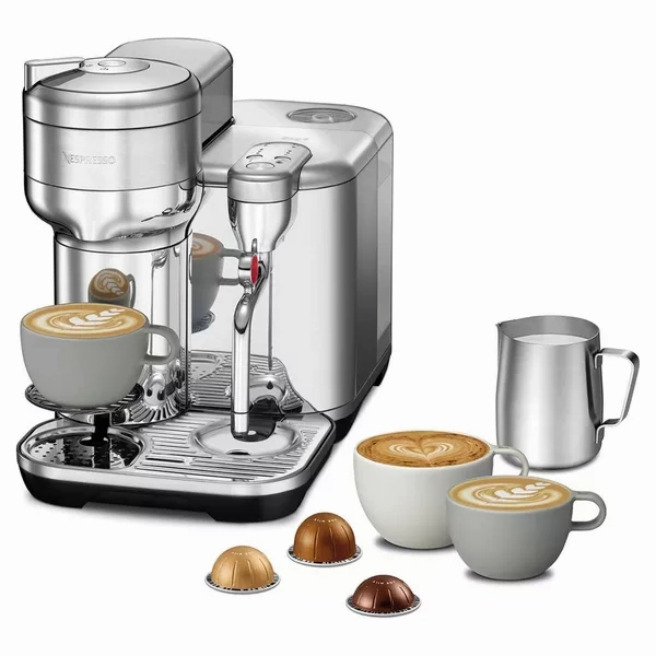 NESPRESSO by Sage Vertuo Creatista SVE850BSS4GUK1 Smart Coffee Machine - Brushed Stainless Steel