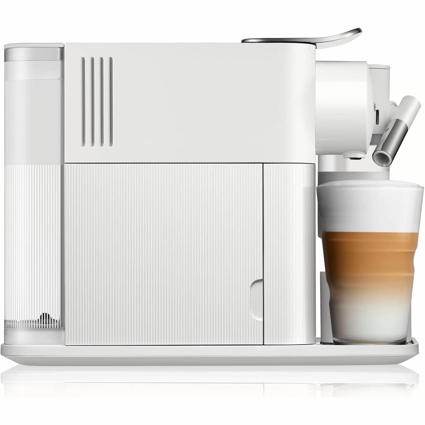 Nespresso Lattissima One Evo by De'Longhi, Automatic Coffee Maker, Single-Serve Capsule, Frothed Milk, Cappuccino & Latte, 1450W, White