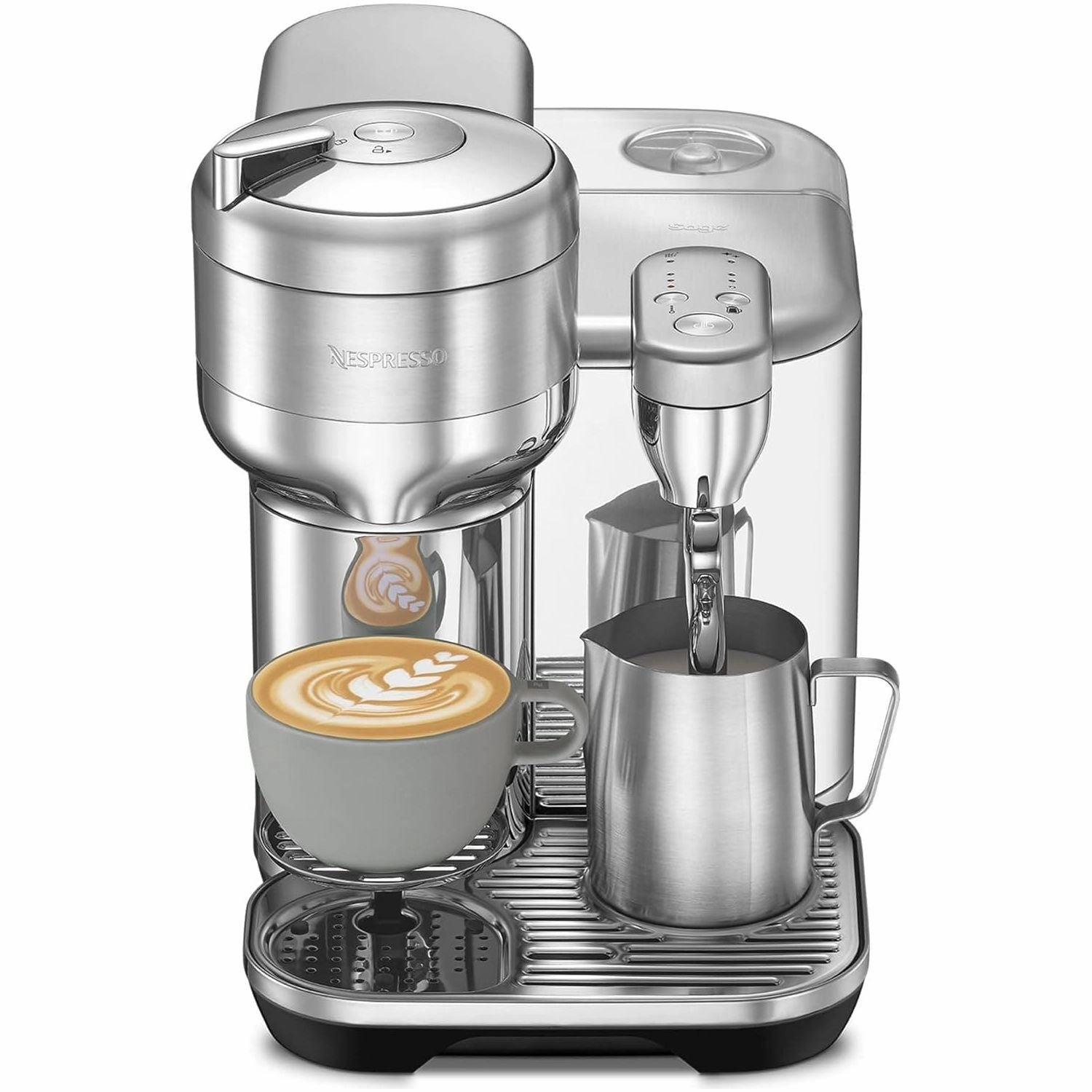 Nespresso Vertuo Creatista Automatic Pod Coffee Machine with Milk Frother Wand - Stainless Steel phone accessories, mobile phone cases, best charging cable