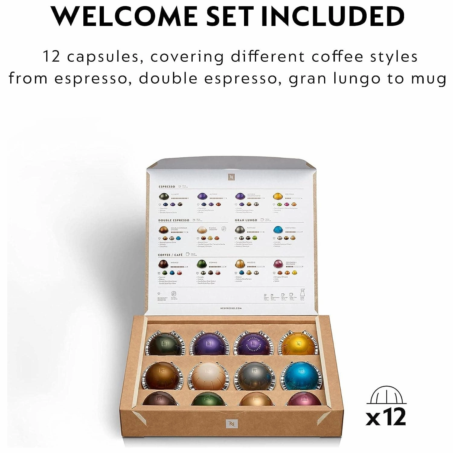 Nespresso Vertuo Pop Coffee Machine by Magimix Liquorice Black 11729