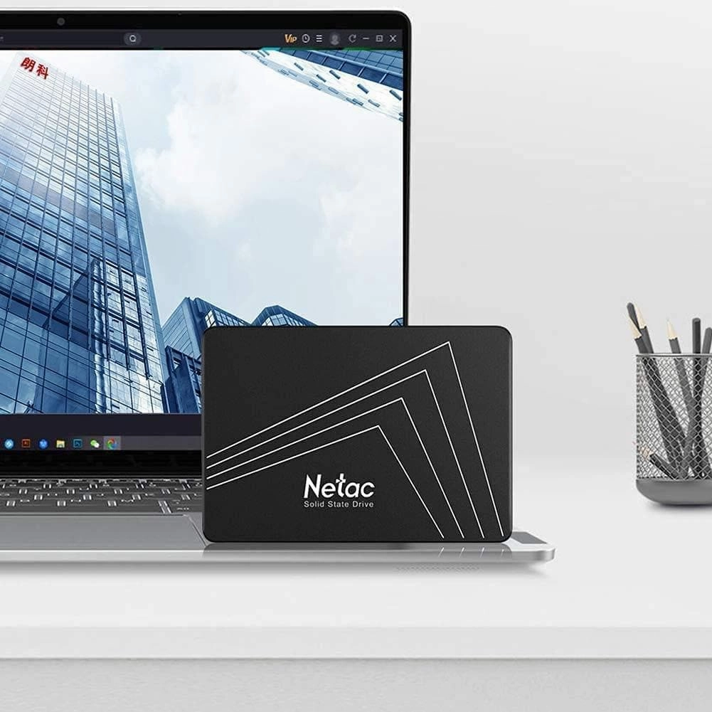 Netac 128GB SSD, 2.5" SATA III 6Gb/s, 3D NAND, Up to 530MB/s Read Speed