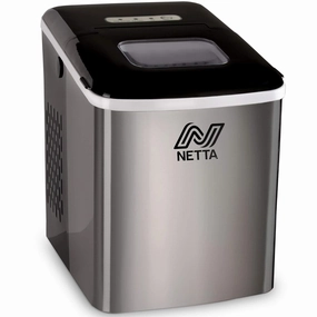 NETTA Ice Maker Machine, 12kg/24hr, Quick 10-Min Cubes, 1.8L Tank, No Plumbing Needed, Includes Scoop & Basket, Stainless Steel/Black phone accessories, mobile phone cases, best charging cable
