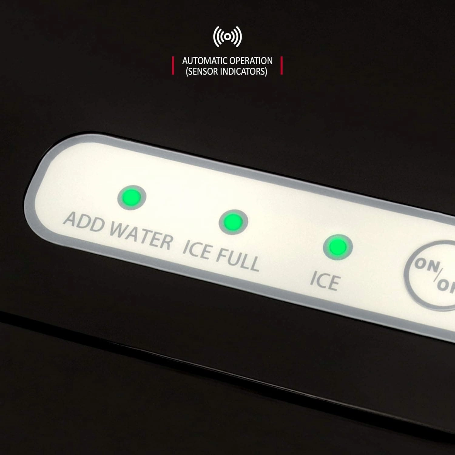 NETTA Ice Maker Machine, 12kg/24hr, Quick 10-Min Cubes, 1.8L Tank, No Plumbing Needed, Includes Scoop & Basket, Stainless Steel/Black