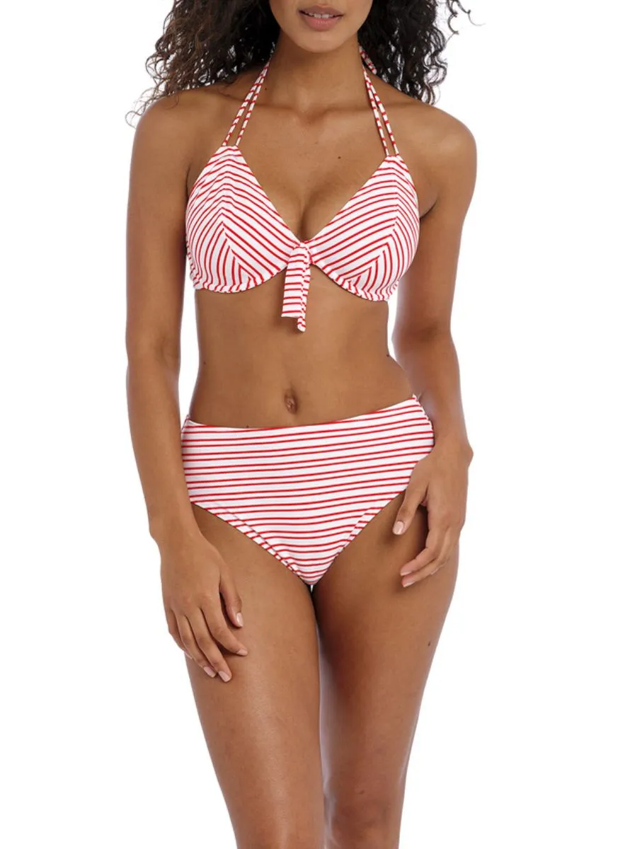 New Shores Halter Bikini Top - Chilli