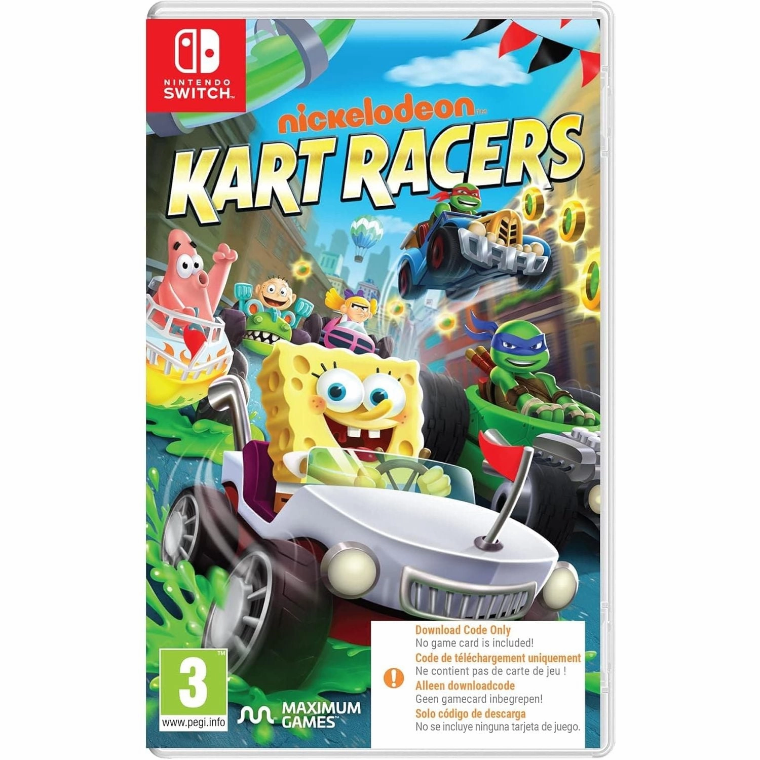 Nickelodeon Kart Racers - Nintendo Switch (Download Code Only) smartwatch accessories, apple watch bands, charging dock for smartwatch