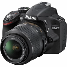 Nikon D3200 Digital SLR Camera with 18-55mm VR Lens Kit - Blac digital cameras, buy mirrorless camera, compact cameras sale
