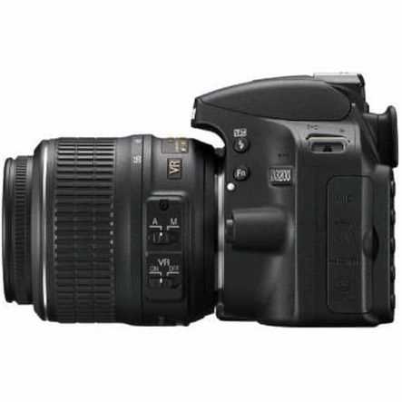 Nikon D3200 Digital SLR Camera with 18-55mm VR Lens Kit - Blac