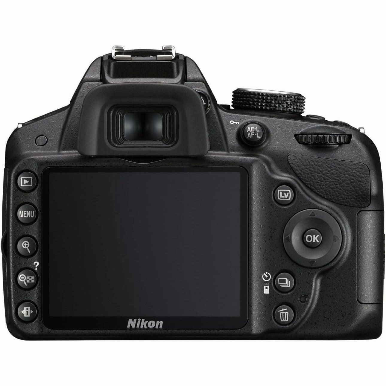 Nikon D3200 Digital SLR Camera with 18-55mm VR Lens Kit - Blac