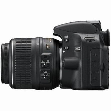 Nikon D3200 Digital SLR Camera with 18-55mm VR Lens Kit - Blac