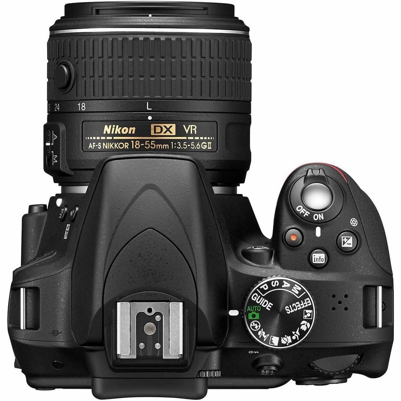 Nikon D3300 Digital SLR Camera with 18-55mm VR II Lens Kit (24.2 MP, 3 inch LCD) - Black