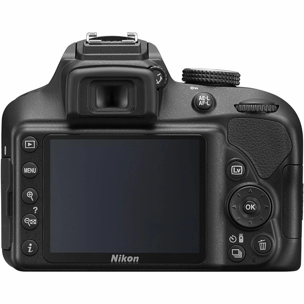 Nikon D3400 Black DSLR Camera   AF-P DX 18-55mm Lens