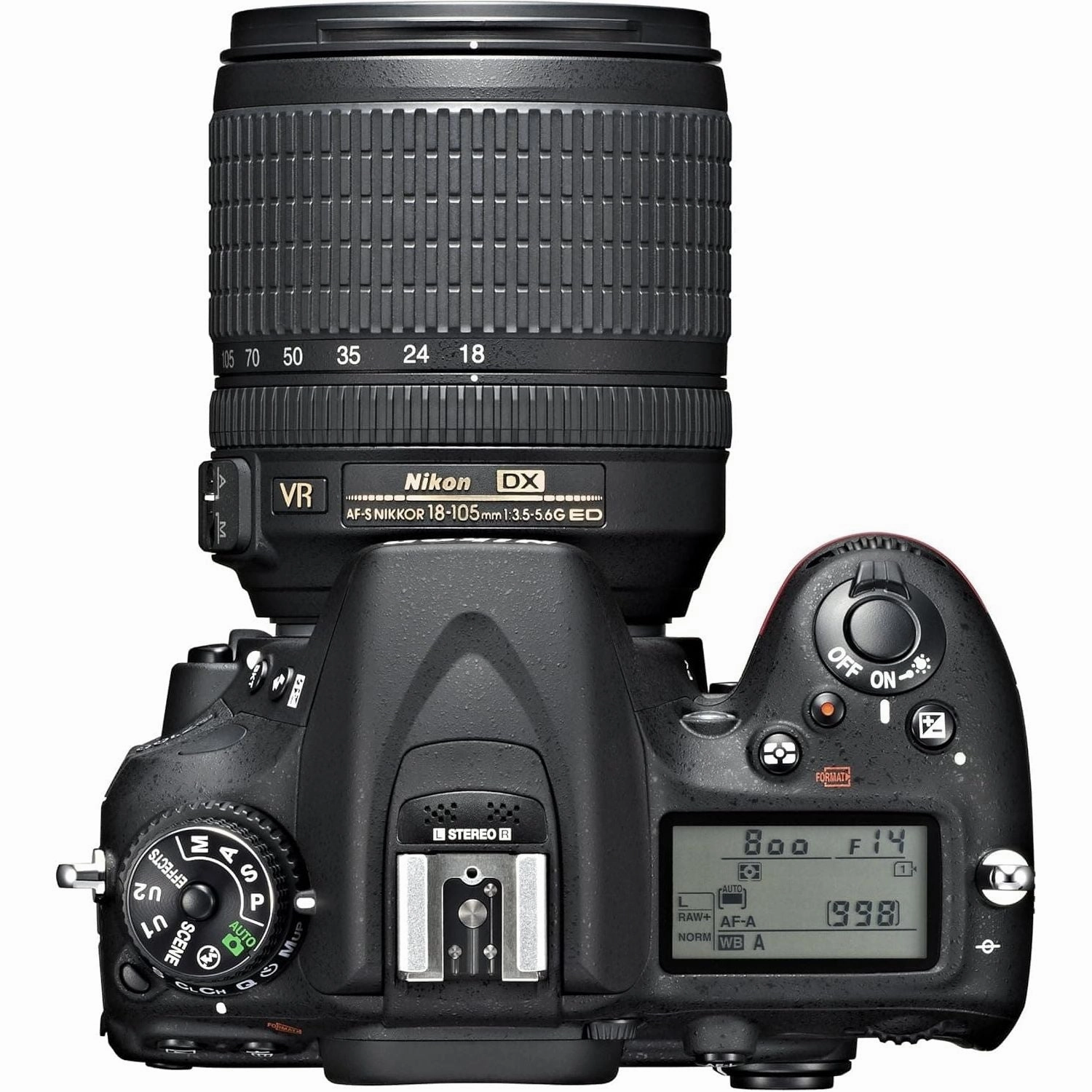 Nikon D7100 DSLR Camera - 24.1MP, 18-105mm VR Lens Kit, 3.2" LCD