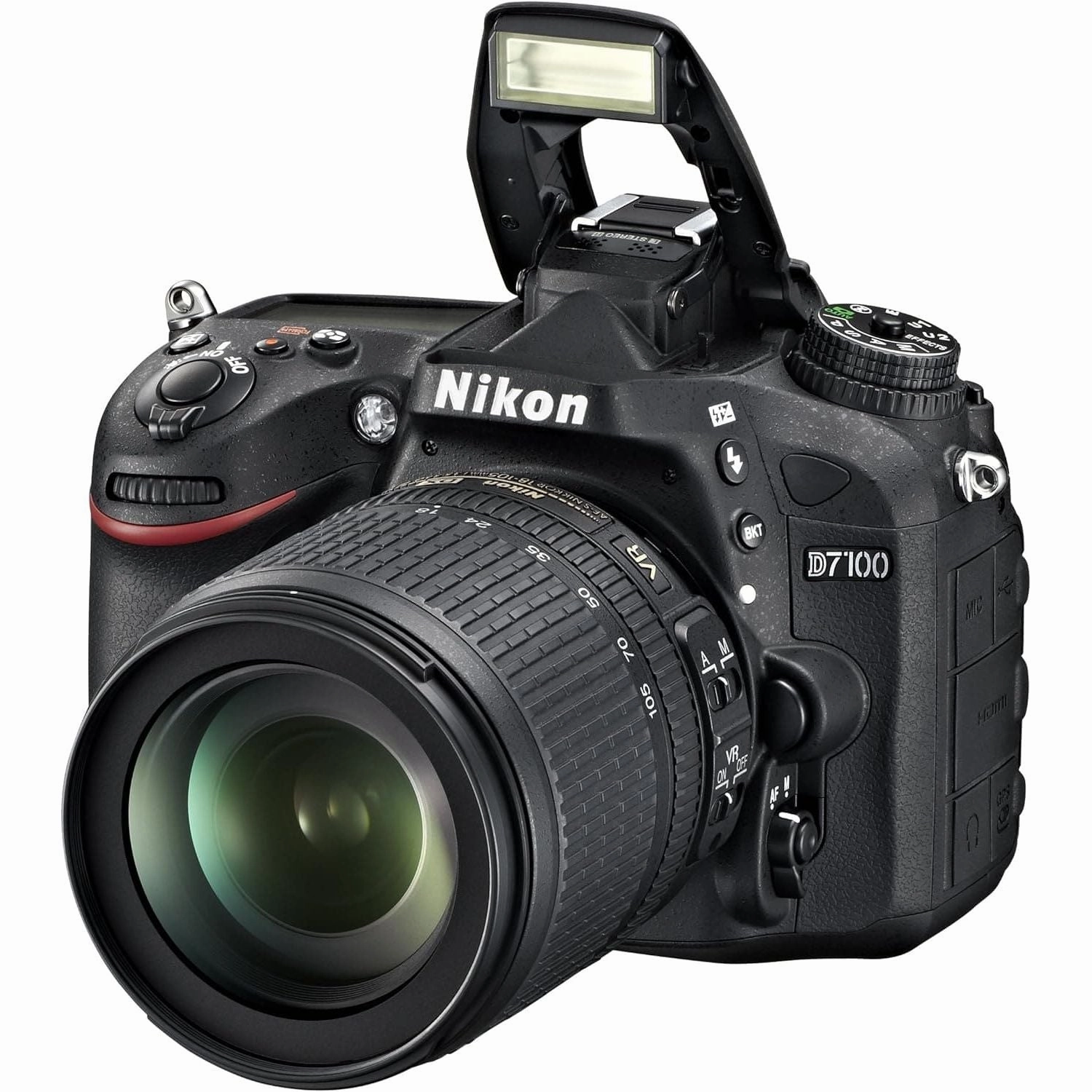 Nikon D7100 DSLR Camera - 24.1MP, 18-105mm VR Lens Kit, 3.2" LCD
