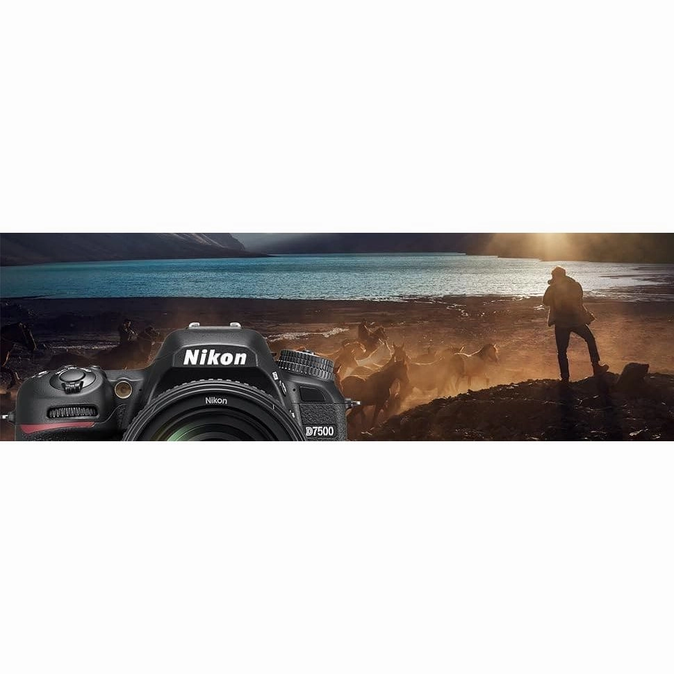 Nikon D7500 Digital DSLR Camera Body - Black