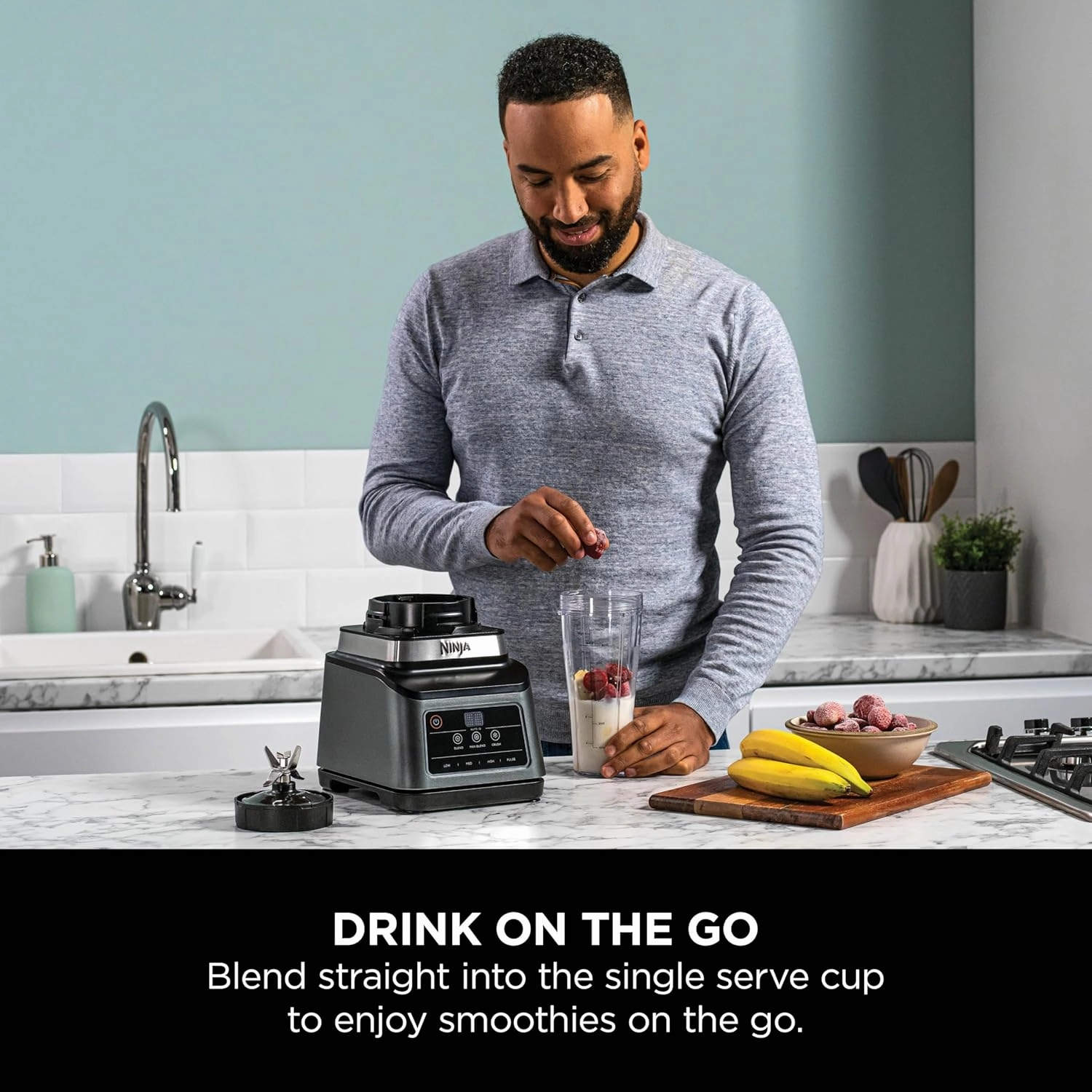 Ninja 2-in-1 Blender BN750UK  Black