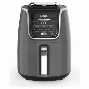 Ninja Air Fryer MAX, 5.2L, 6-in-1, Uses No Oil, Air Fry, Max Crisp, Roast, Bake, Reheat, Dehydrate, Family Size, Digital, Cook From Frozen, Non-Stick, Dishwasher Safe Basket, Grey & Black, AF160UK phone accessories, mobile phone cases, best charging ca