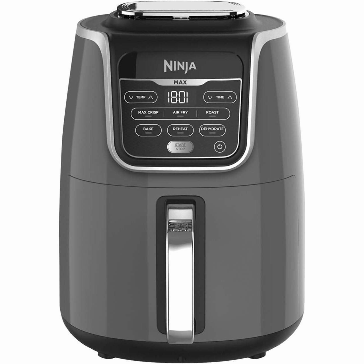 Ninja Air Fryer MAX, 5.2L, 6-in-1, Uses No Oil, Air Fry, Max Crisp, Roast, Bake, Reheat, Dehydrate, Family Size, Digital, Cook From Frozen, Non-Stick, Dishwasher Safe Basket, Grey & Black phone accessories, mobile phone cases, best charging cable