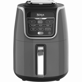 Ninja Air Fryer MAX, 5.2L, 6-in-1, Uses No Oil, Air Fry, Max Crisp, Roast, Bake, Reheat, Dehydrate, Family Size, Digital, Cook From Frozen, Non-Stick, Dishwasher Safe Basket, Grey & Black phone accessories, mobile phone cases, best charging cable