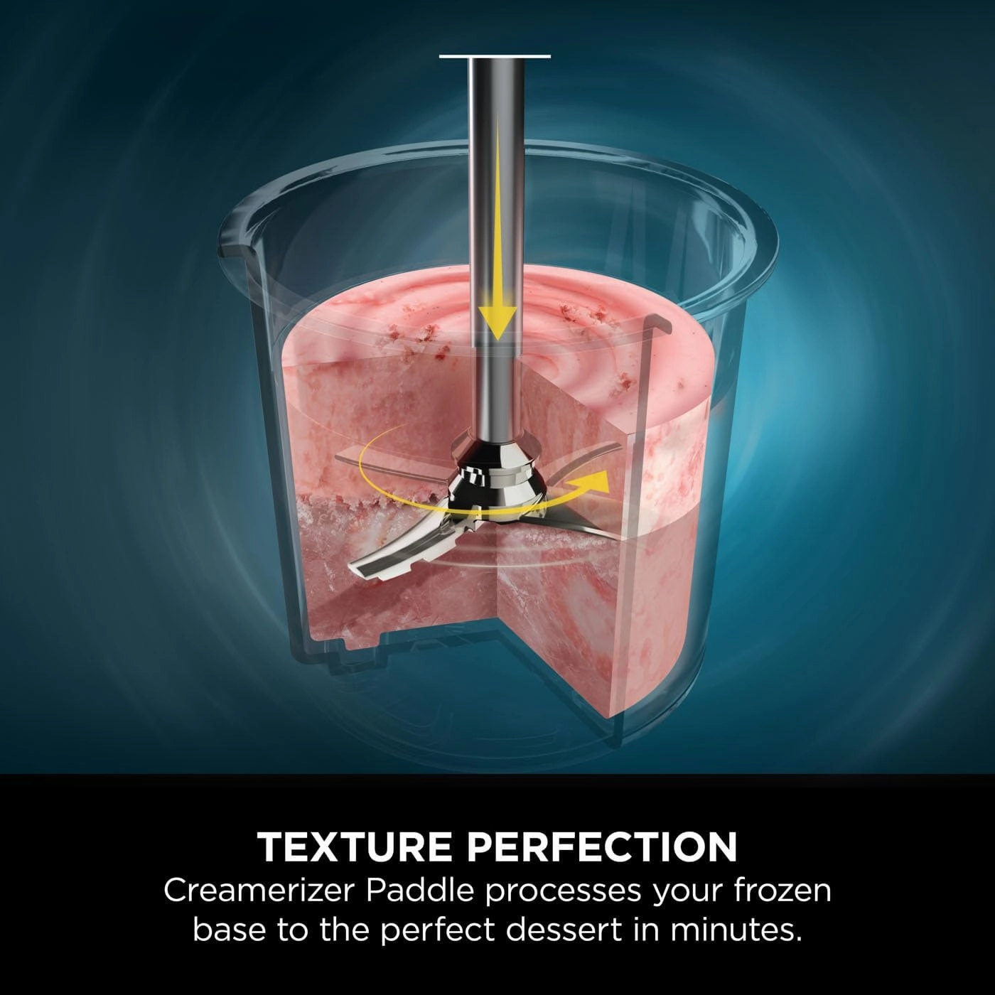 Ninja CREAMi Ice Cream & Dessert Maker, 1.4L, 7 Programs, 3 Tubs, Black & Copper - NC300UKCP