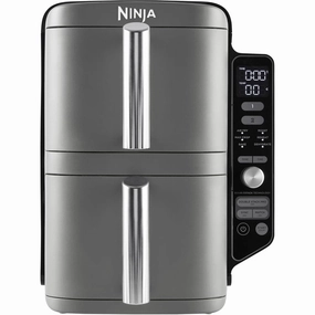 Ninja Double Stack XL Air Fryer, 9.5L Vertical Dual Drawer with 4 Cooking Levels, 6 Functions, Space-Saving Design - Grey (SL400UK) phone accessories, mobile phone cases, best charging cable