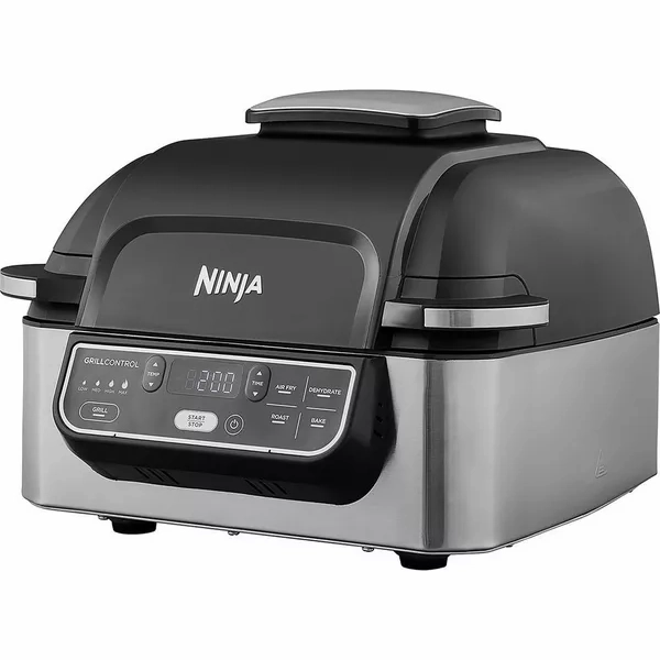 NINJA Foodi AG301UK 5-in-1 Health Grill & Air Fryer - Black & Brushed Steel phone accessories, mobile phone cases, best charging cable