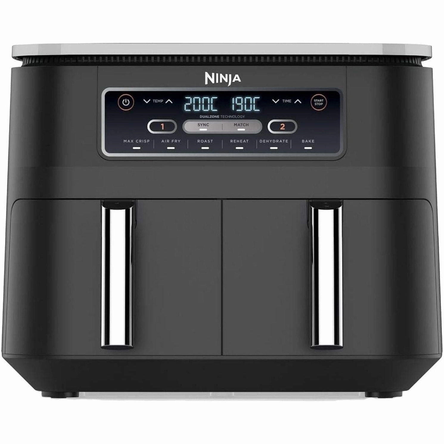 Ninja Foodi Dual Zone Digital Air Fryer, 2 Drawers, 7.6L, 6-in-1 Cooks 4-6 Portions, Non-Stick, Dishwasher Safe Baskets, Black phone accessories, mobile phone cases, best charging cable