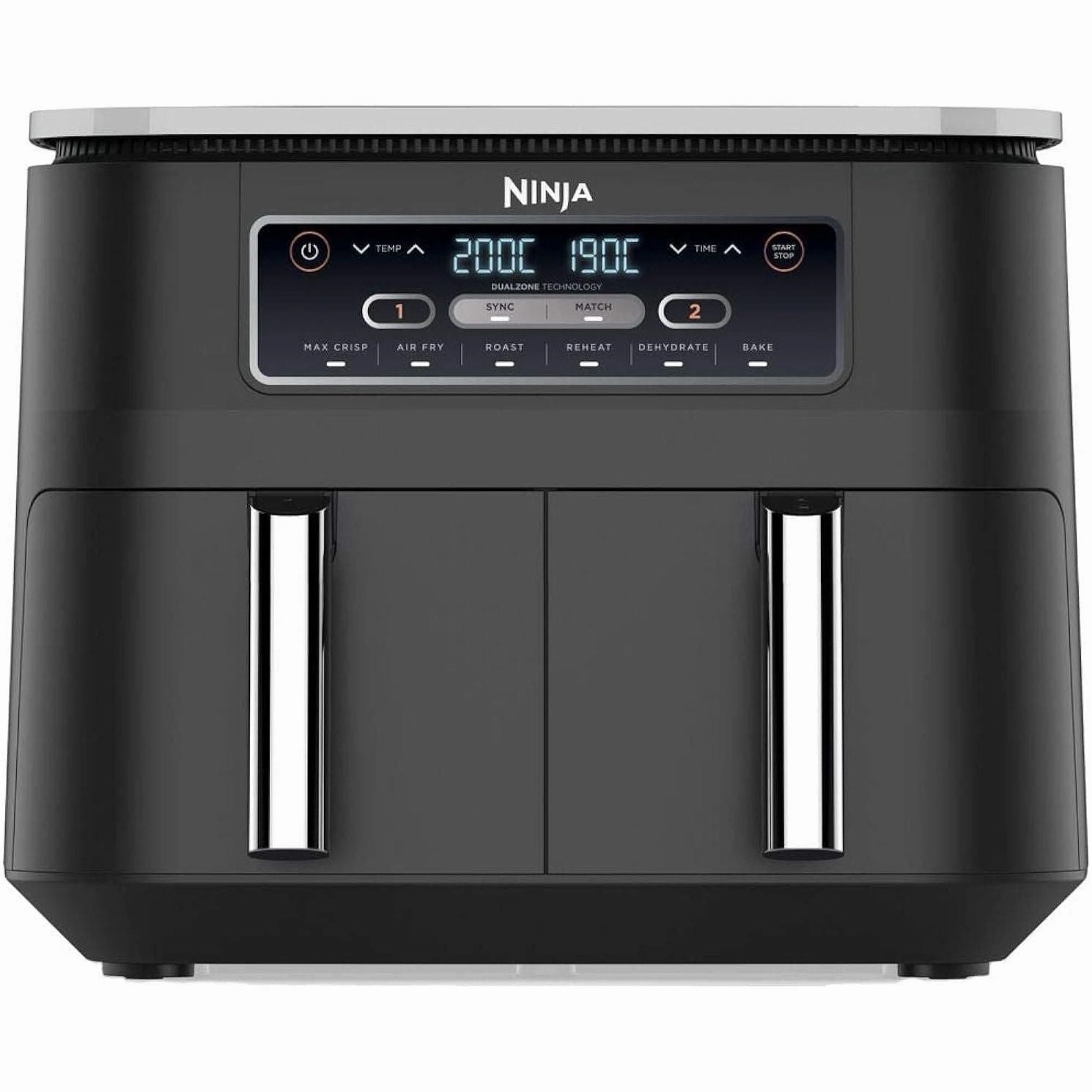 Ninja Foodi Dual Zone Digital Air Fryer, 2 Drawers, 7.6L, 6-in-1, Uses No Oil, Air Fry, Max Crisp, Roast, Bake, Reheat, Dehydrate, Cooks 4-6 Portions, Non-Stick, Dishwasher Safe Baskets, Black AF300UK phone accessories, mobile phone cases, best charging ca