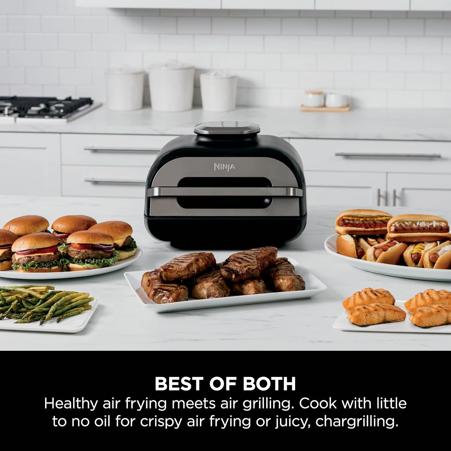 Ninja Foodi Max AG551UK Health Grill & Air Fryer - Grey