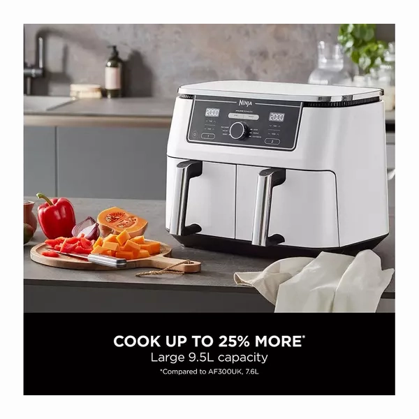 NINJA Foodi MAX Dual Zone [AF400UKWH] Air Fryer - White