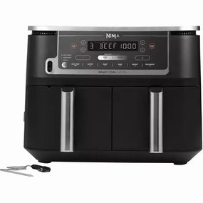 Ninja Foodi MAX Dual Zone Air Fryer [AF451UK] Smart Cook System, 9.5L, 2 Drawers, 6 Functions [Black] phone accessories, mobile phone cases, best charging cable