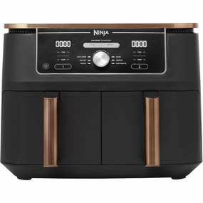Ninja Foodi MAX Dual Zone Air Fryer, Amazon Exclusive, Tongs, 2 Drawers, 9.5L, 6-in-1, Use No Oil, Air Fry, Max Crisp, Roast, Bake, 8 Portions, Nonstick Dishwasher Safe Baskets, Copper/Black AF400UKCP phone accessories, mobile phone cases, best charging ca