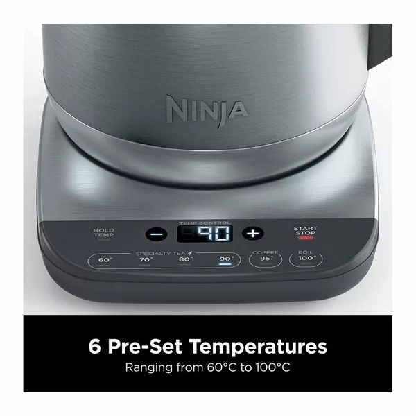 NINJA Perfect Temperature KT201UK Jug Kettle - Stainless Steel
