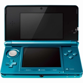 Nintendo 3DS Handheld Console - Aqua Blue smartwatch accessories, apple watch bands, charging dock for smartwatch
